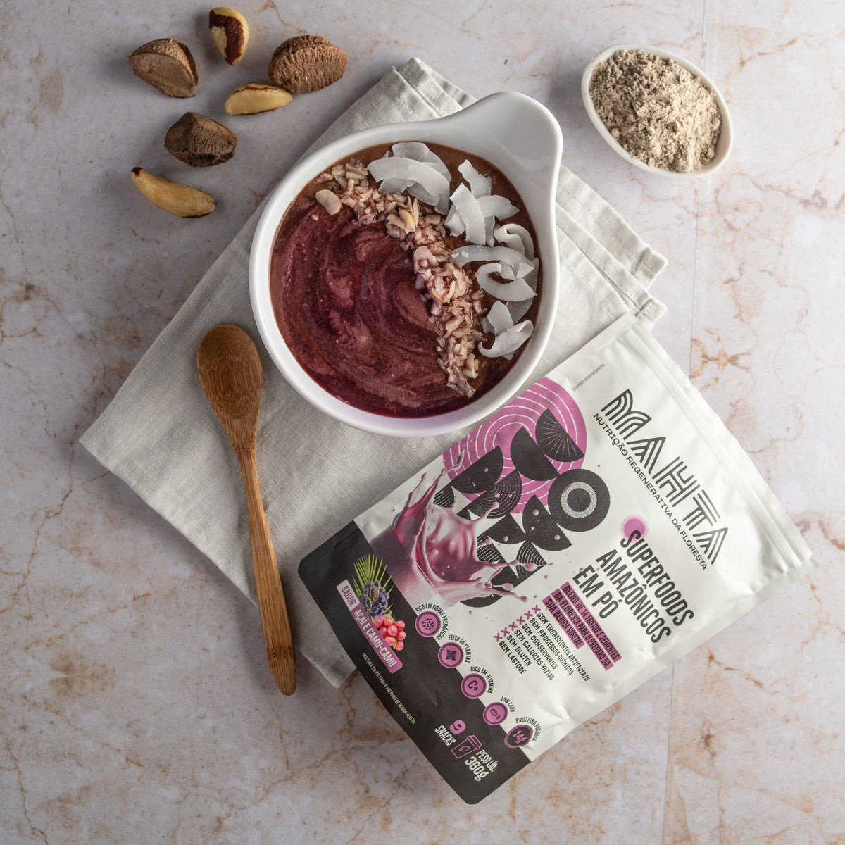Shake de Superfoods Amazônicos - Açaí e Camu-Camu 840g [BF]