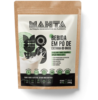 Assinatura de Leite em Pó de Castanha-do-Brasil (240g)