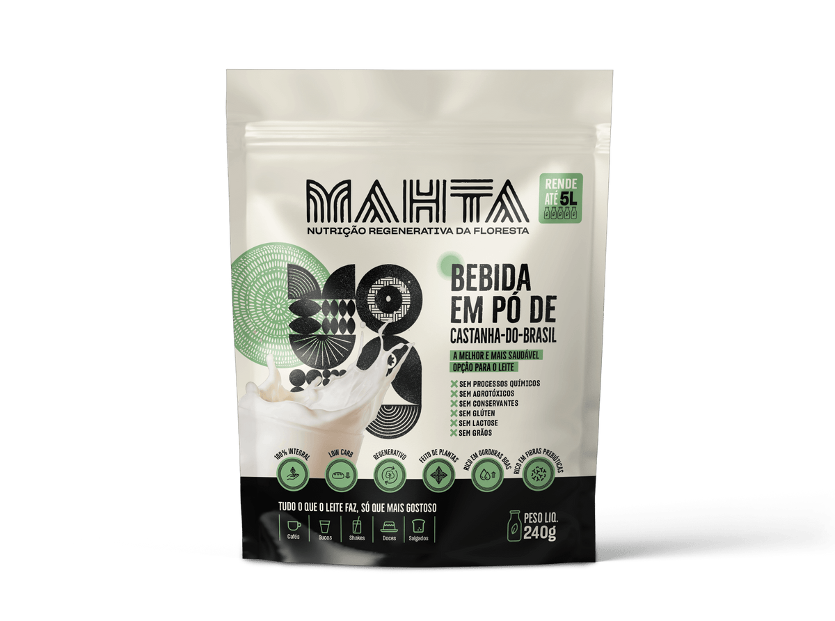 Leite Vegetal em Pó de Castanha-do-Brasil 240g (1un) [BF]