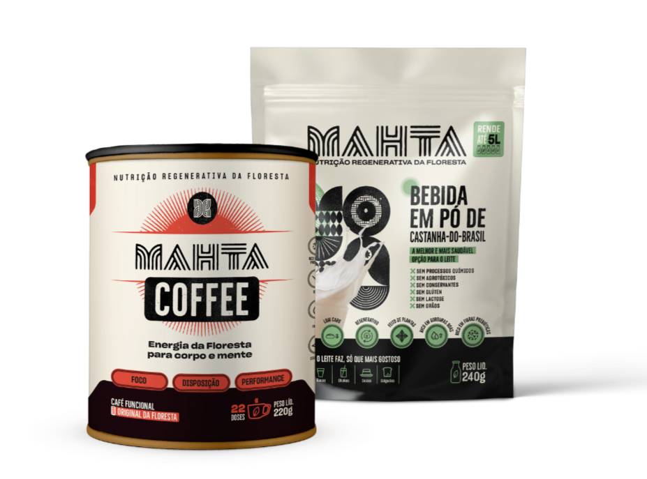 [KIT] 1 Mahta Coffee (220g) + 1 Leite de Castanha (240g) - 5%OFF